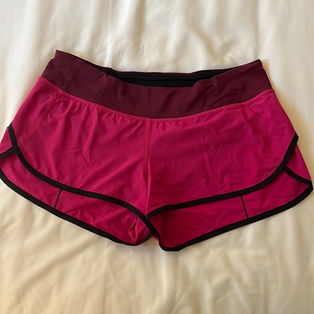 Lululemon speed up shorts size 8